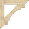 Ekena Millwork Merced Traditional Rough Sawn Bracket w/ Offset Brace, Douglas Fir, 8"W x 42"D x 42"H BKT0806X42X42MRC01RDF - alternate 3